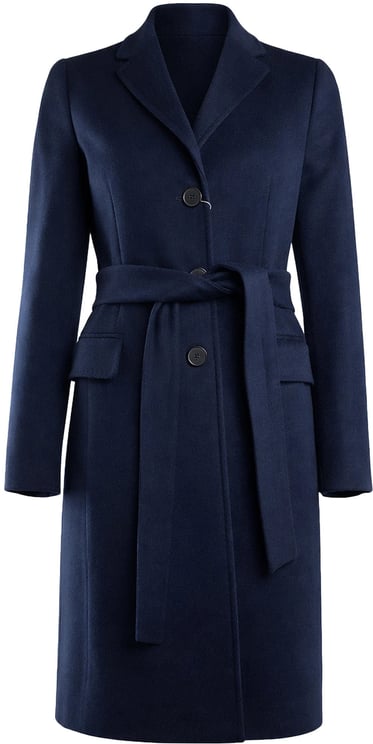 Loro Piana Loro Piana Fabric Coats Blue Woman