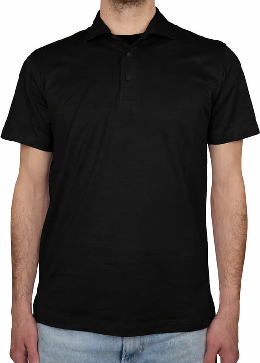 Loro Piana Loro Piana Wool Polo Shirt Black
