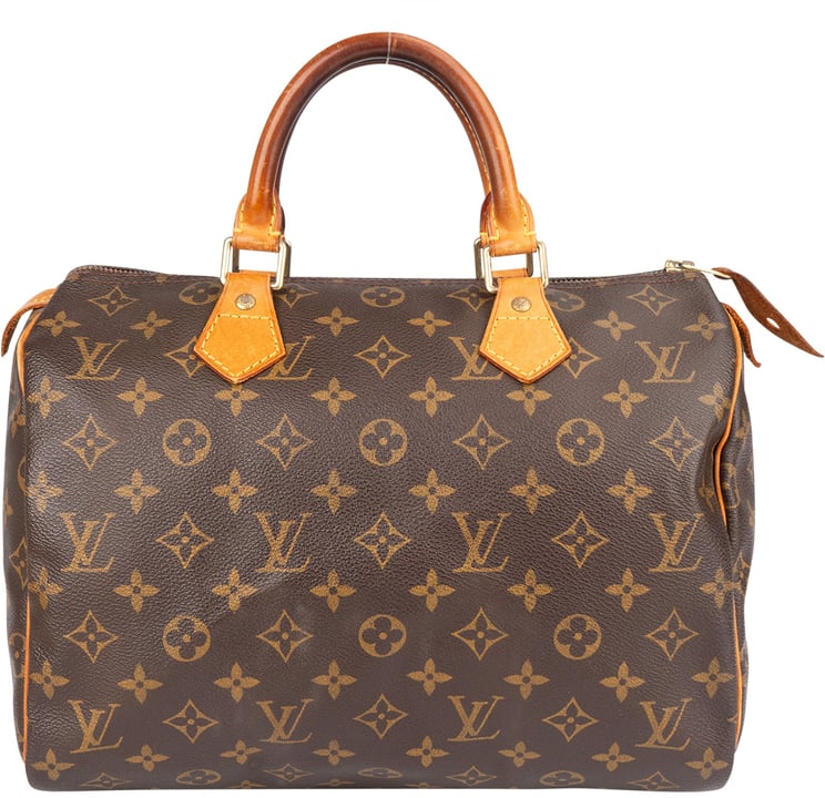 Louis Vuitton Louis Vuitton Canvas Monogram Speedy 30 Handbag
