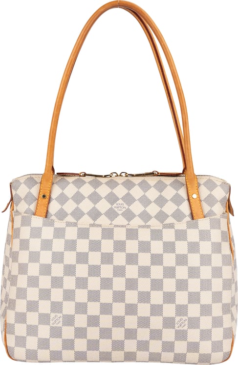 Louis Vuitton Louis Vuitton Monogram Damier Azur Figheri PM Shoulder Bag