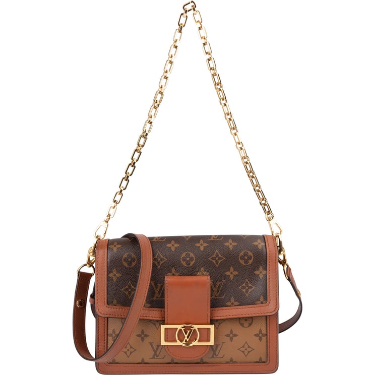 Louis Vuitton Louis Vuitton Monogram Reverse Canvas Dauphine MM Crossbody Bag