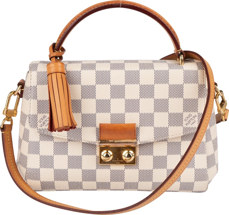 Louis Vuitton Louis Vuitton Monogram Damier Azur Croisette Handbag