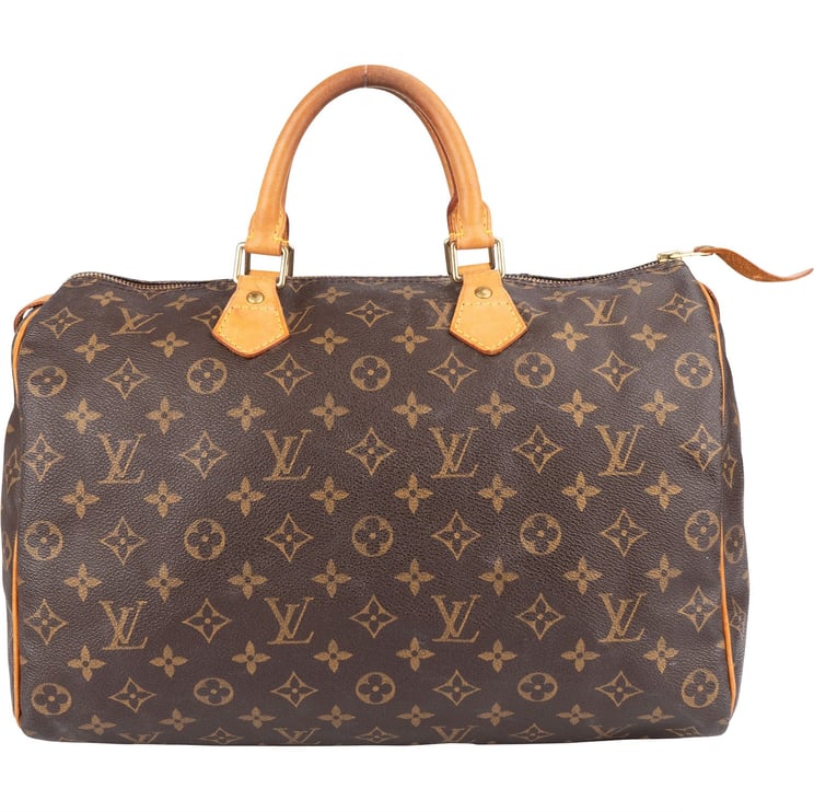 Louis Vuitton Louis Vuitton Monogram Canvas Speedy 35 Handbag