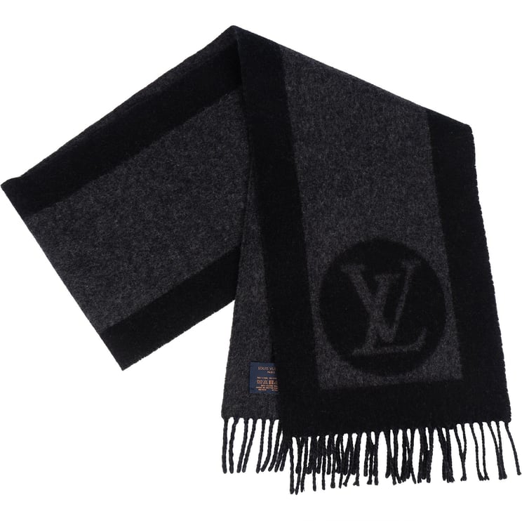 Louis Vuitton Louis Vuitton Wool Monogram Cardiff Schal Scarf