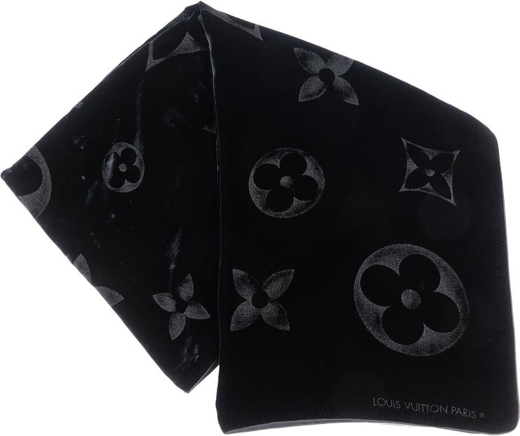 Louis Vuitton Louis Vuitton Velvet Monogram Schal Scarf