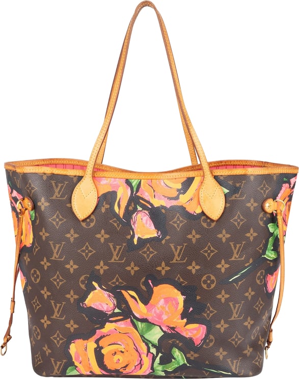 Louis Vuitton Louis Vuitton Monogram Canvas Limited Roses Neverfull MM Shoulder Bag