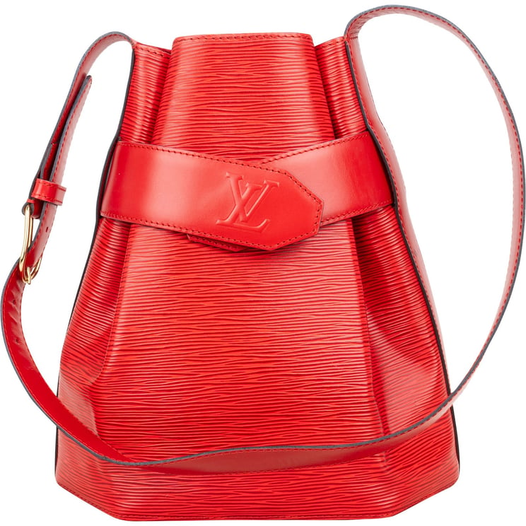 Louis Vuitton Louis Vuitton Red Epi Leather Sac De Paule PM Shoulder Bag