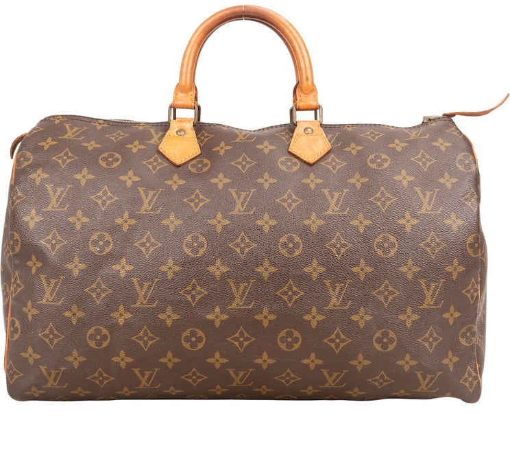 Louis Vuitton Louis Vuitton Monogram Canvas Speedy 40 Handbag