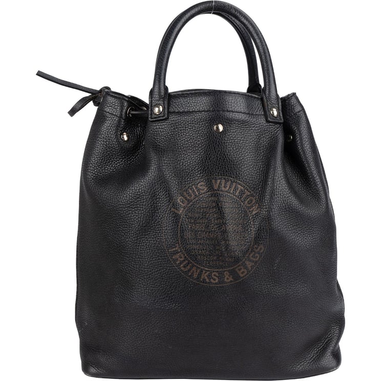 Louis Vuitton Louis Vuitton Noir Tobago Leather T & B Globe Cabas Handbag