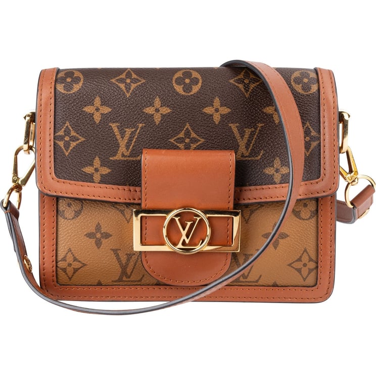 Louis Vuitton Louis Vuitton Monogram Reverse Canvas Dauphine PM Crossbody Bag