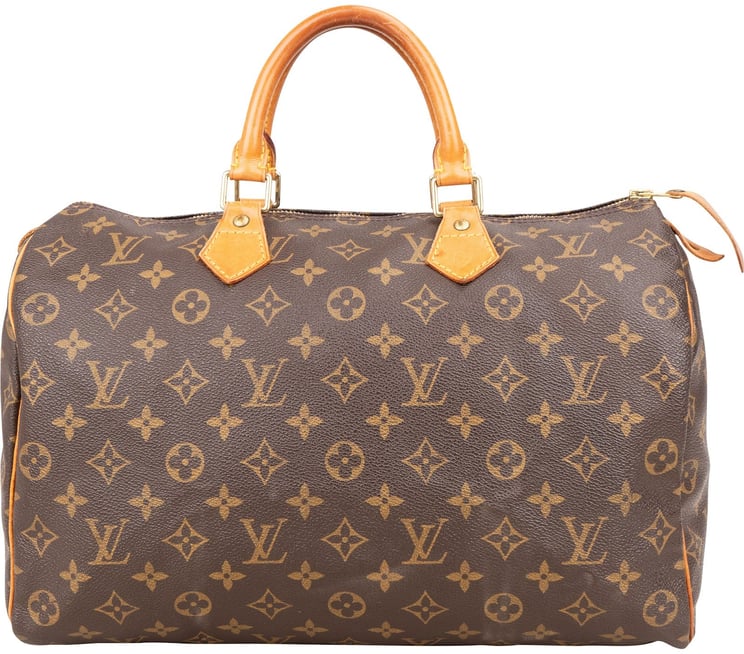 Louis Vuitton Louis Vuitton Monogram Canvas Speedy 35 Handbag