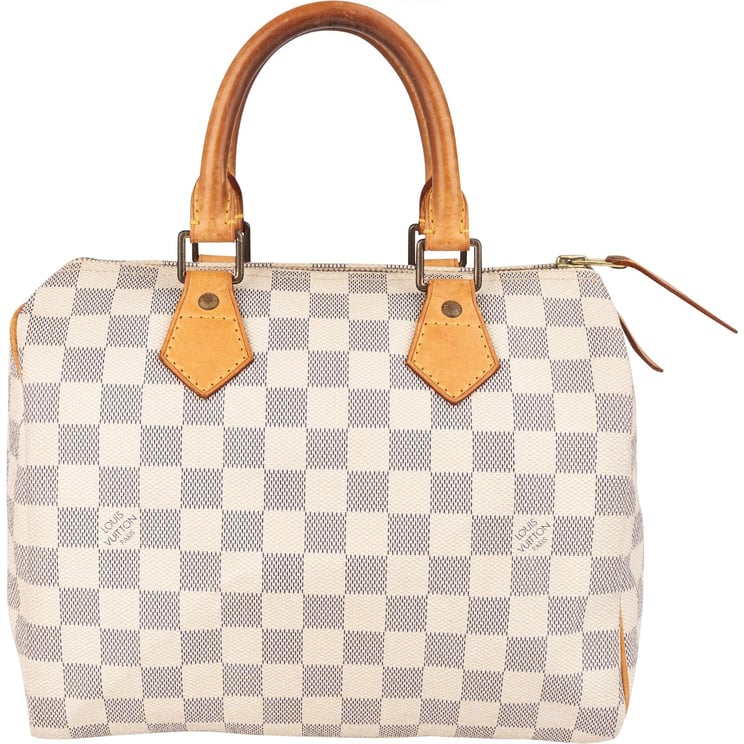 Louis Vuitton Louis Vuitton Monogram Damier Azur Speedy 25 Handbag