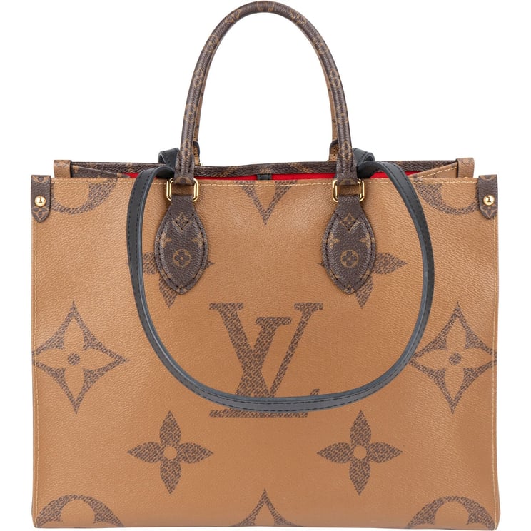 Louis Vuitton Louis Vuitton Canvas Monogram Giant On The Go MM Handbag