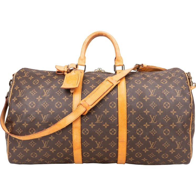 Louis Vuitton Louis Vuitton Monogram Canvas Keepall 55 Bandoulière Travel Bag