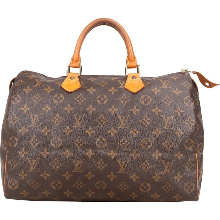 Louis Vuitton Louis Vuitton Monogram Canvas Speedy 35 Handbag