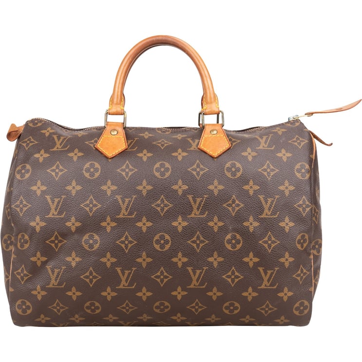 Louis Vuitton Louis Vuitton Monogram Canvas Speedy 35 Handbag
