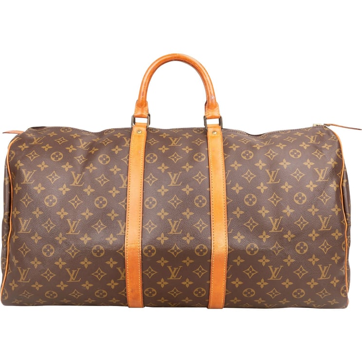 Louis Vuitton Louis Vuitton Monogram Canvas Keepall 55 Travel Bag