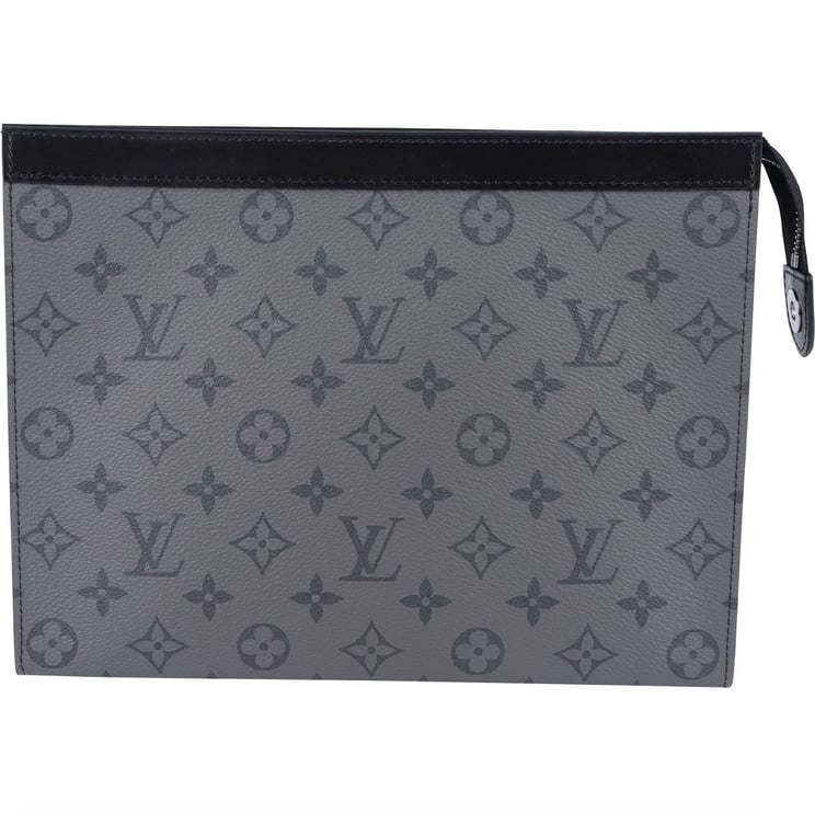 Louis Vuitton Louis Vuitton Monogram Eclipse Canvas Pochette Voyage MM Clutch