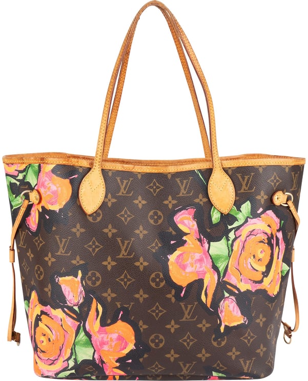 Louis Vuitton Louis Vuitton Monogram Canvas Limited Roses Neverfull MM Shoulder Bag