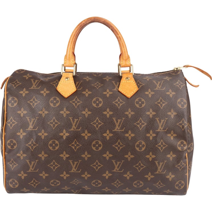 Louis Vuitton Louis Vuitton Monogram Canvas Speedy 35 Handbag