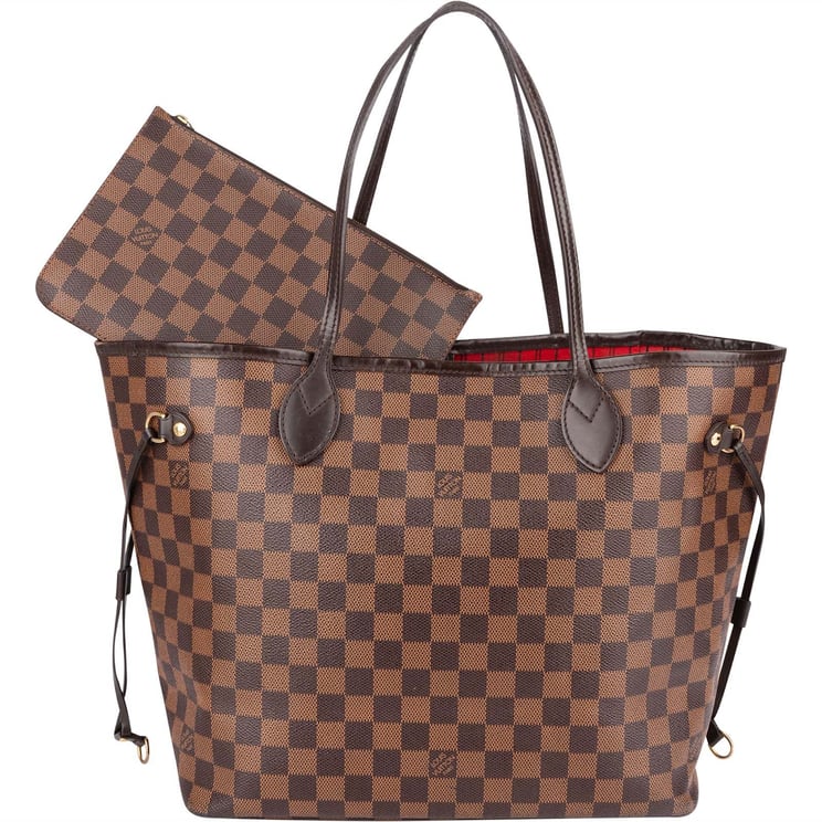 Louis Vuitton Louis Vuitton Monogram Damier Ebene Neverfull MM Shoulder Bag