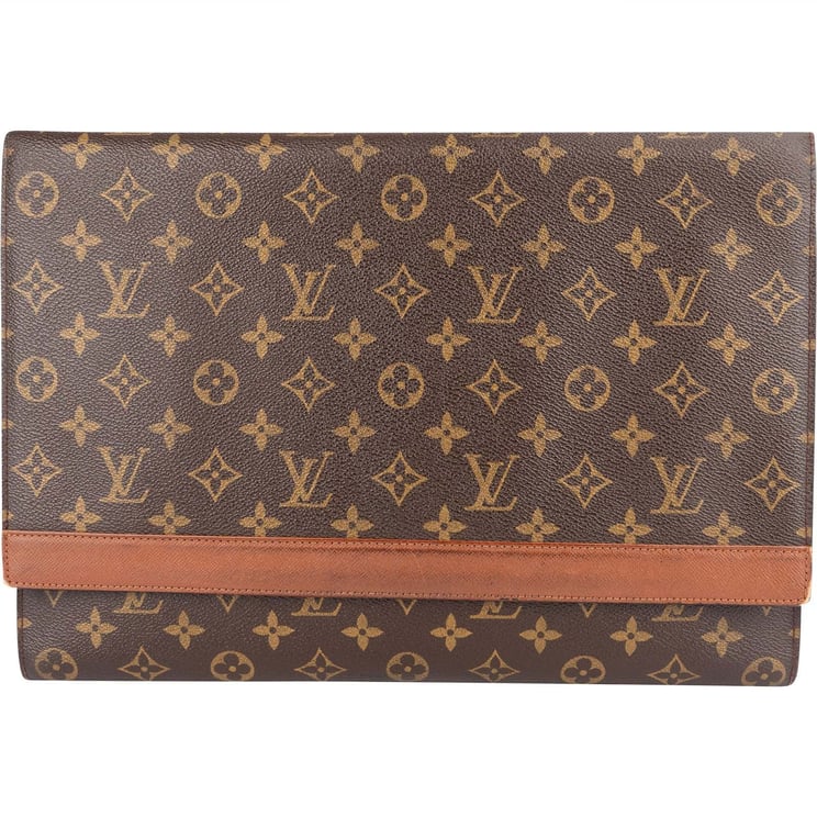 Louis Vuitton Louis Vuitton Monogram Canvas Porte Documents Laptop Clutch