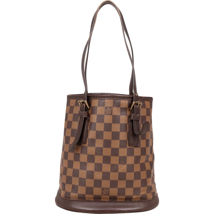 Louis Vuitton Louis Vuitton Monogram Damier Ebene Bucket PM Shoulder Bag