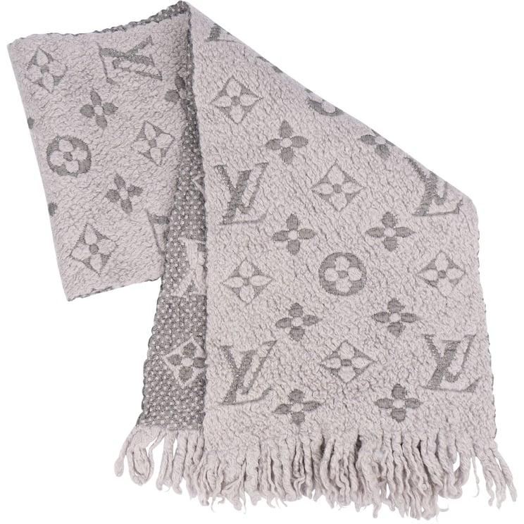 Louis Vuitton Louis Vuitton Wool Logomania Monogram Schal Scarf