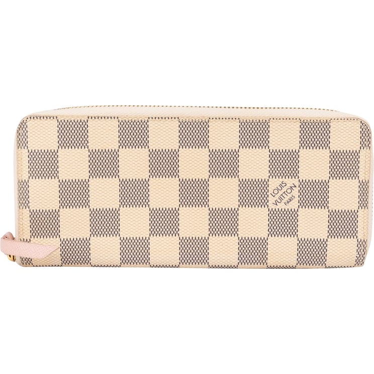 Louis Vuitton Louis Vuitton Monogram Damier Azur Clemence Zippy Wallet