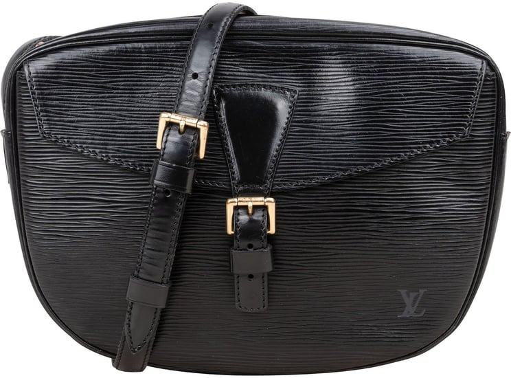 Louis Vuitton Louis Vuitton Noir Epi Leather Jeune Fille MM Crossbody Bag