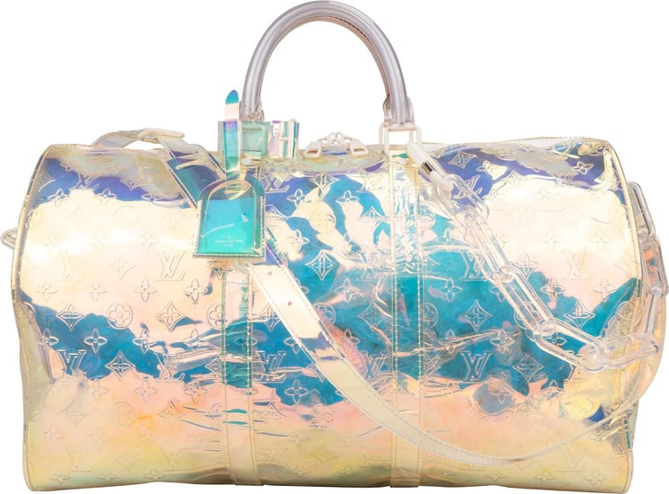 Louis Vuitton Louis Vuitton Limited Monogram Prism Keepall 50 Bandoulière Travel Bag