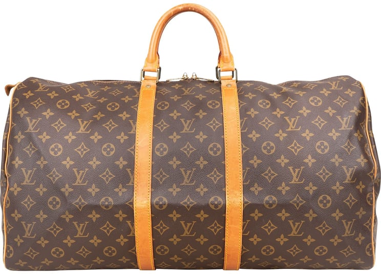 Louis Vuitton Louis Vuitton Monogram Canvas Keepall 55 Travel Bag
