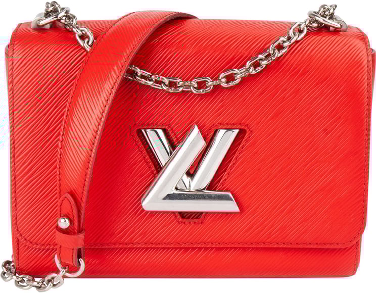 Louis Vuitton Louis Vuitton Red Epi Leather Twist Crossbody Bag