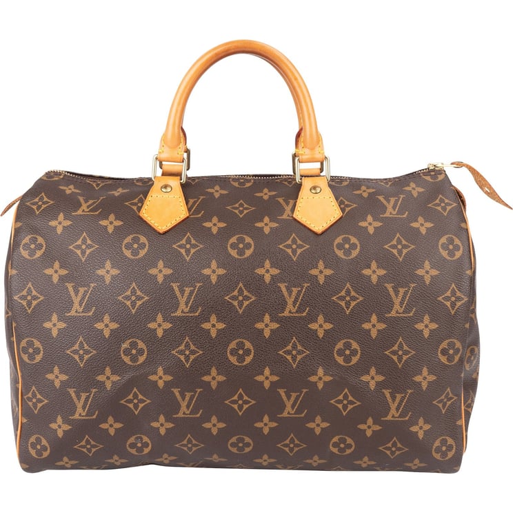 Louis Vuitton Louis Vuitton Monogram Canvas Speedy 35 Handbag