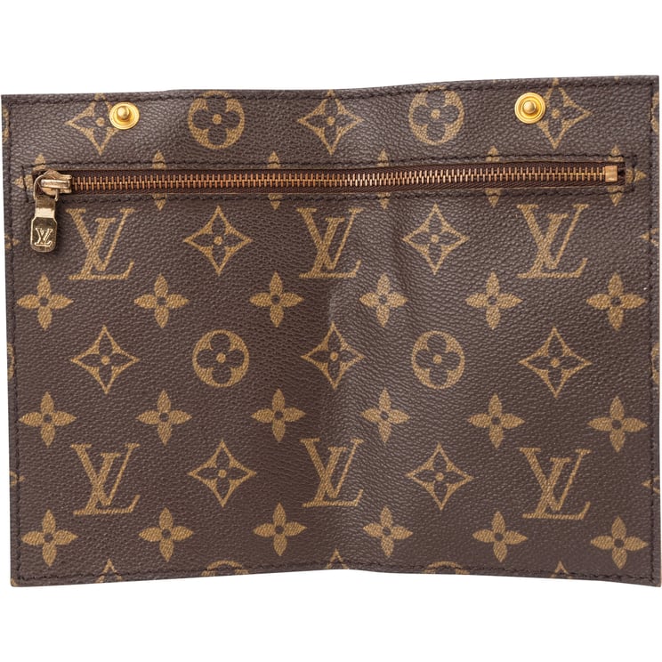 Louis Vuitton Louis Vuitton Canvas Monogram Randonnee Clip Clutch