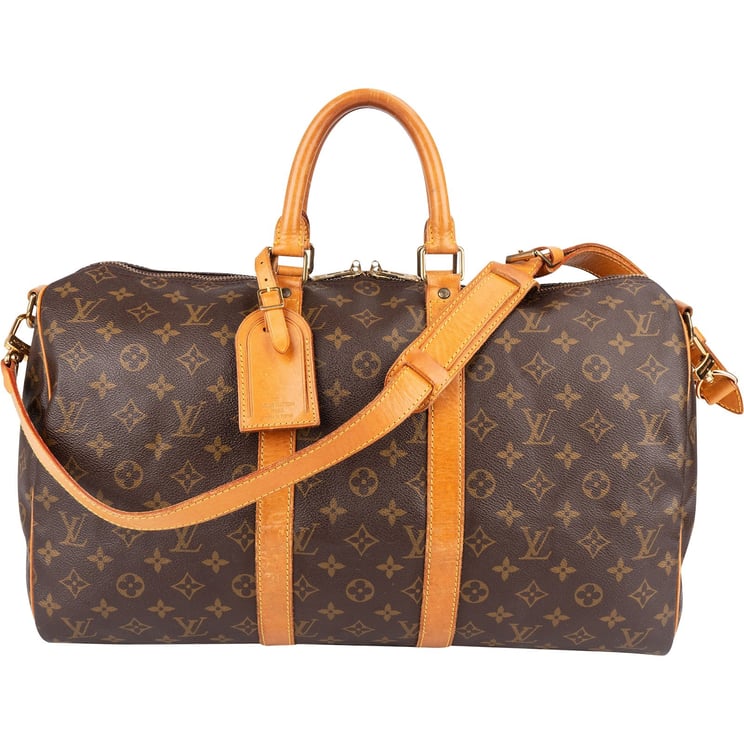 Louis Vuitton Louis Vuitton Monogram Canvas Keepall 45 Bandoulière Travel Bag
