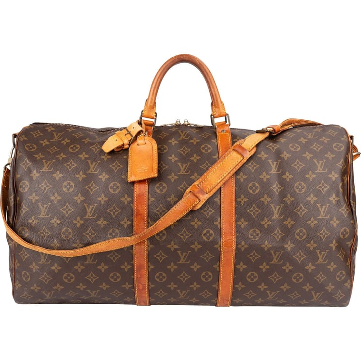 Louis Vuitton Louis Vuitton Monogram Canvas Keepall 60 Bandoulière Travel Bag