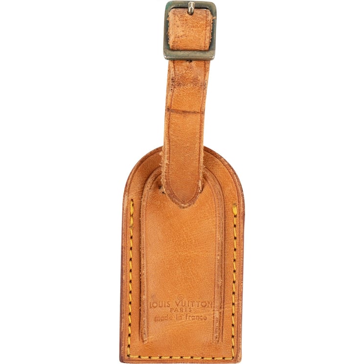 Louis Vuitton Louis Vuitton Vachetta Leather Luggage Tag