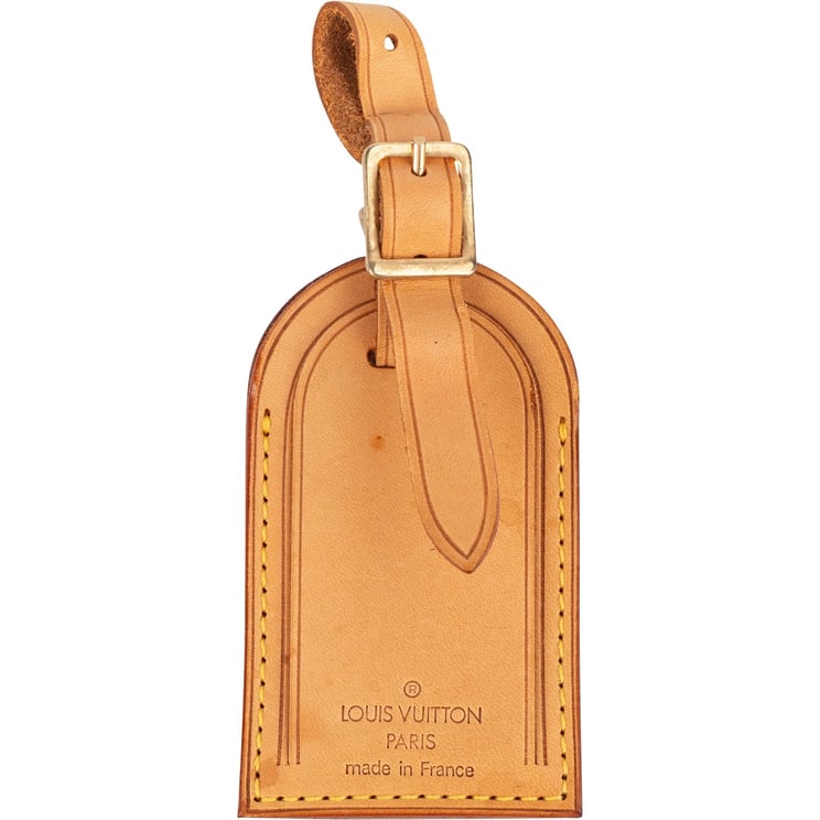 Louis Vuitton Louis Vuitton Vachetta Leather Luggage Tag