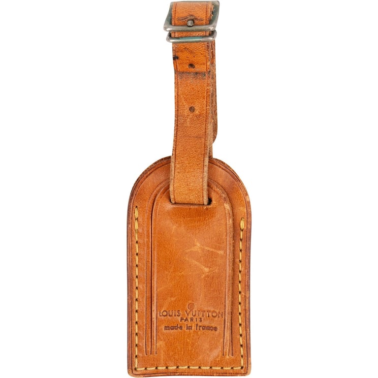 Louis Vuitton Louis Vuitton Vachetta Leather Luggage Tag