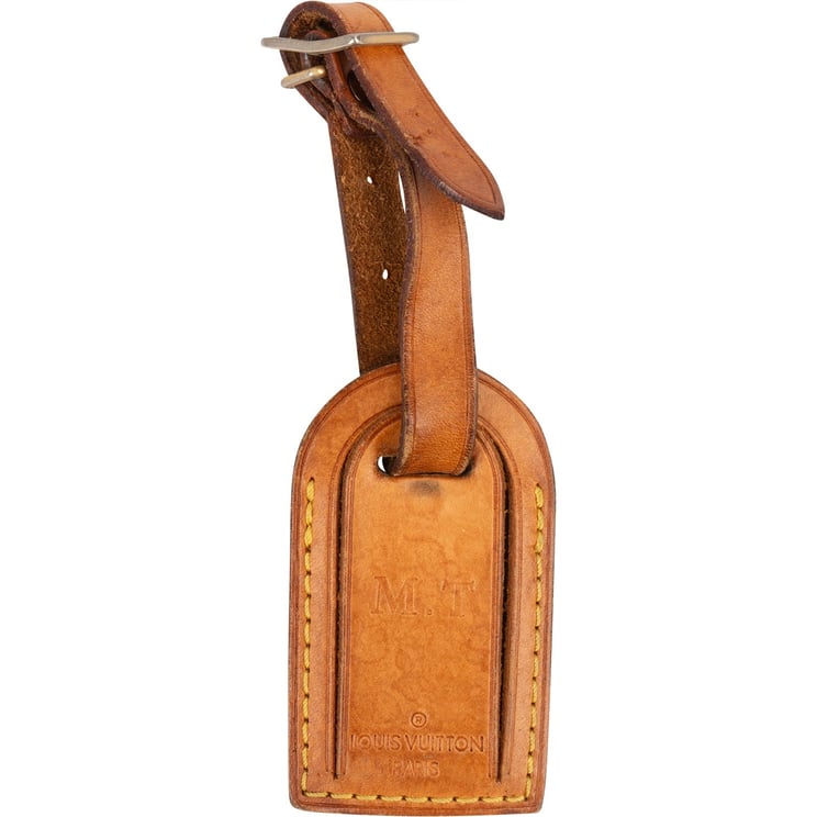 Louis Vuitton Louis Vuitton Vachetta Leather Luggage Tag (M.T)