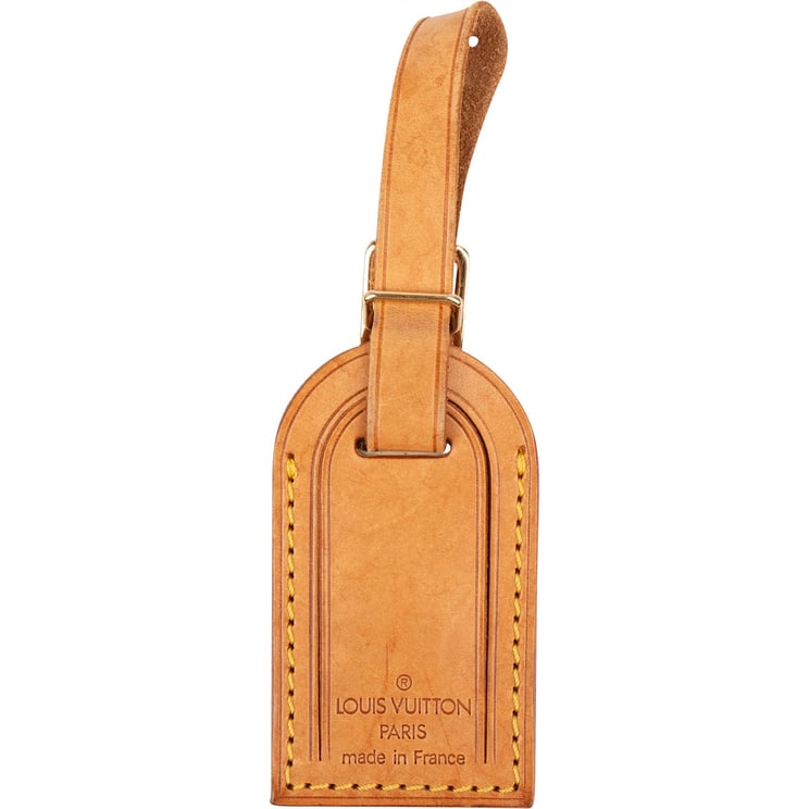 Louis Vuitton Louis Vuitton Vachetta Leather Luggage Tag