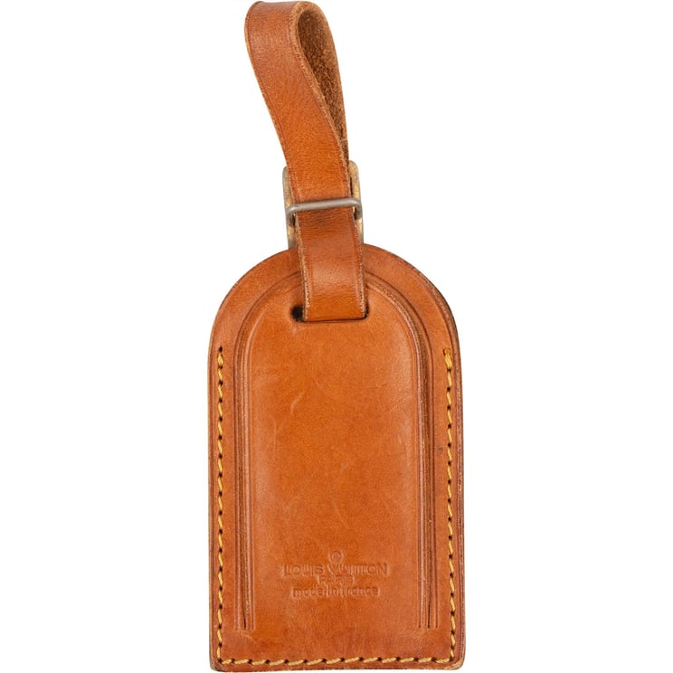 Louis Vuitton Louis Vuitton Vachetta Leather Luggage Tag