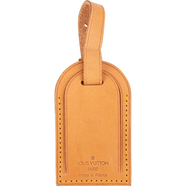 Louis Vuitton Louis Vuitton Vachetta Leather Luggage Tag