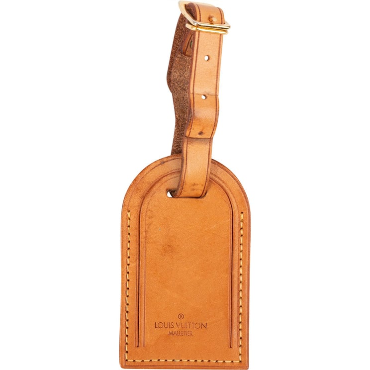 Louis Vuitton Louis Vuitton Vachetta Leather Luggage Tag