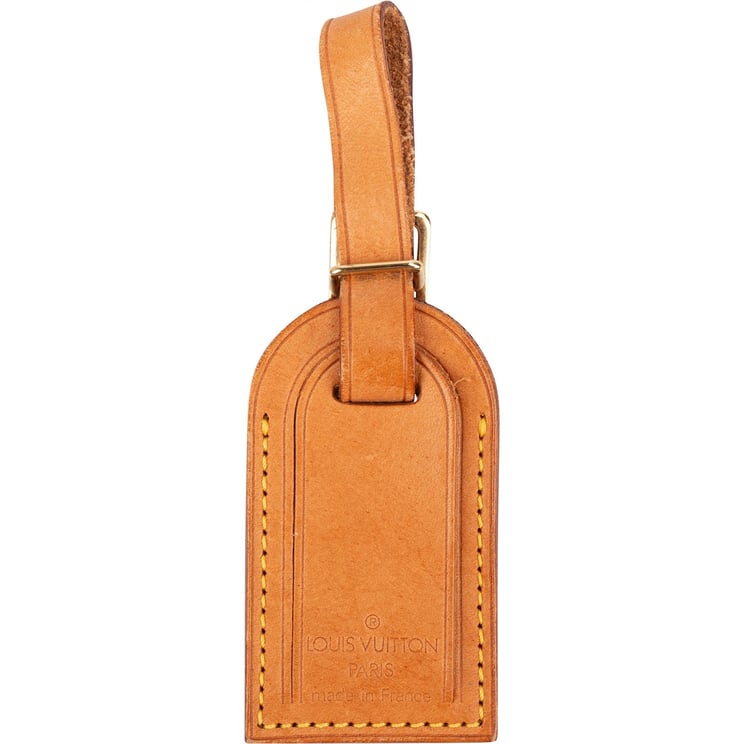 Louis Vuitton Louis Vuitton Vachetta Leather Luggage Tag