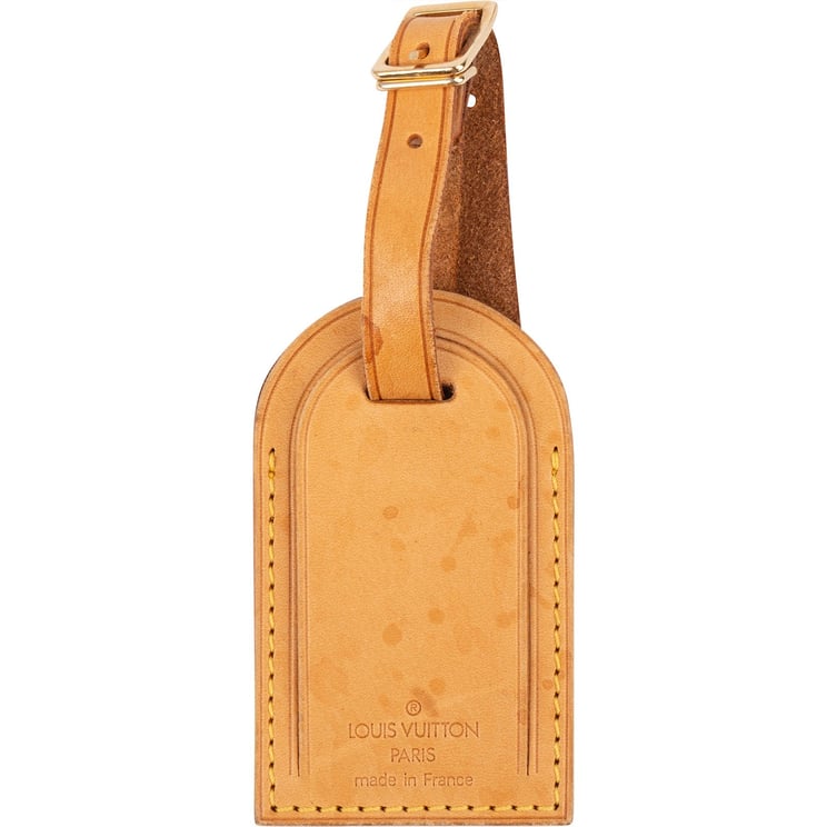 Louis Vuitton Louis Vuitton Vachetta Leather Luggage Tag
