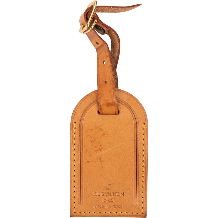 Louis Vuitton Louis Vuitton Vachetta Leather Luggage Tag