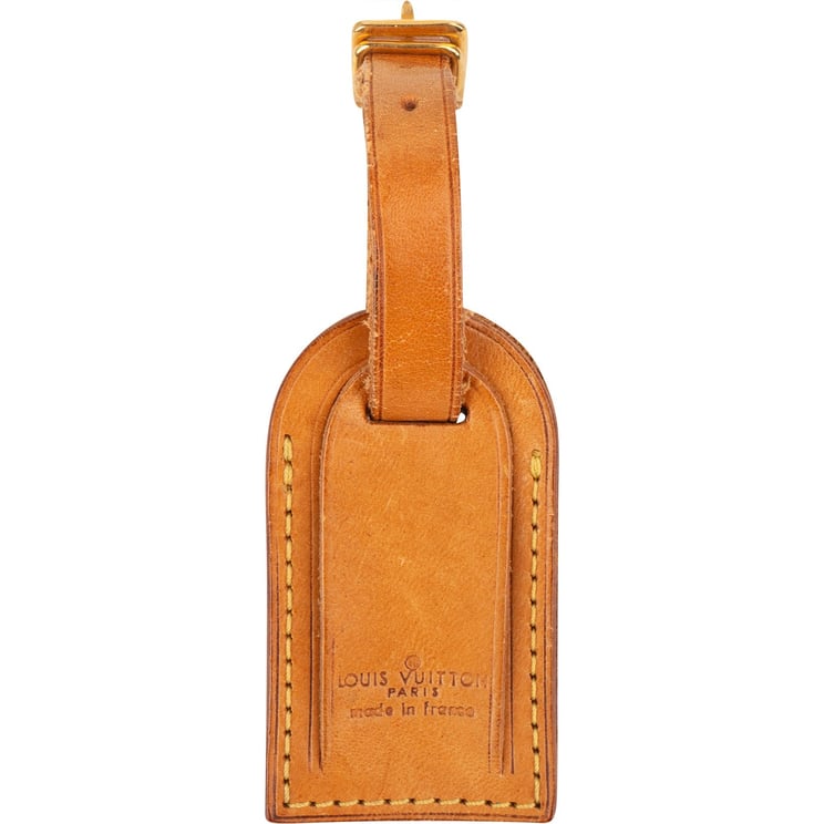Louis Vuitton Louis Vuitton Vachetta Leather Luggage Tag