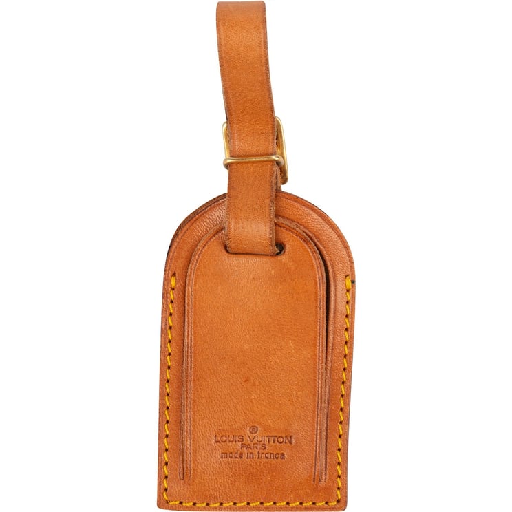 Louis Vuitton Louis Vuitton Vachetta Leather Luggage Tag